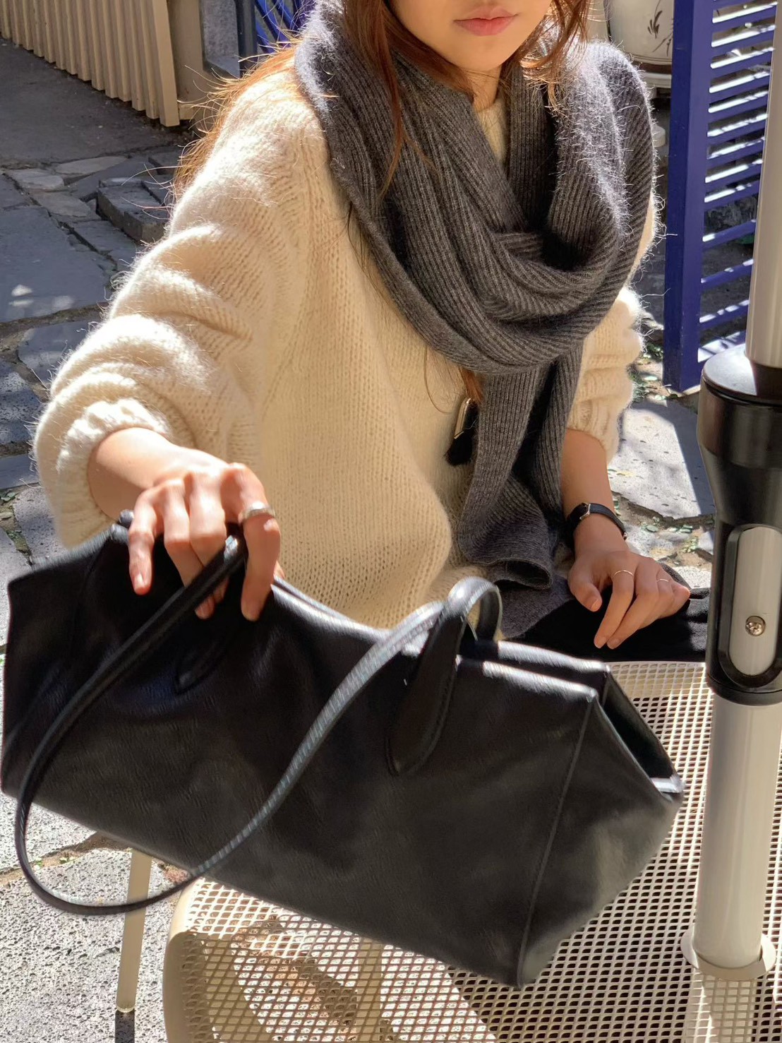 A22.大V家浣熊溫柔披肩圍巾