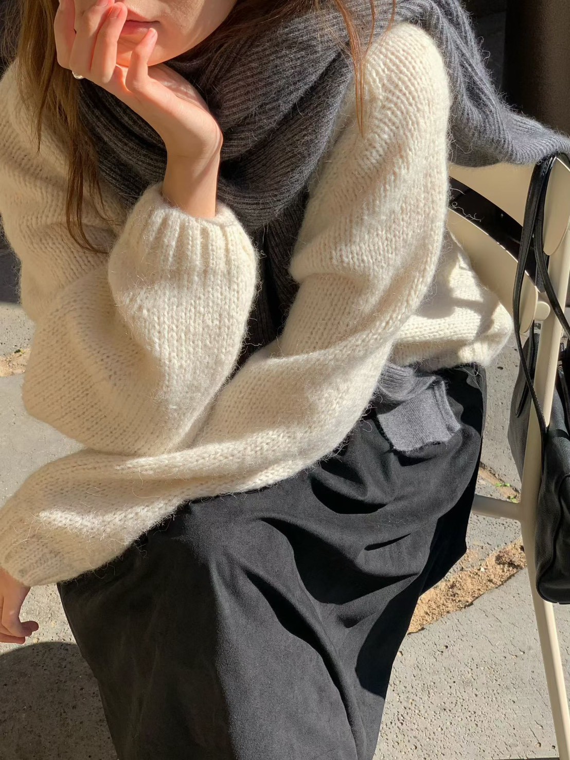 A22.大V家浣熊溫柔披肩圍巾