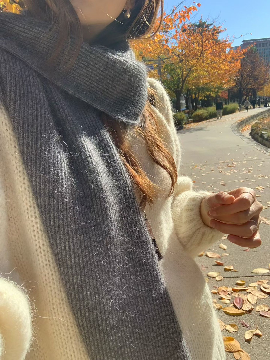 A22.大V家浣熊溫柔披肩圍巾