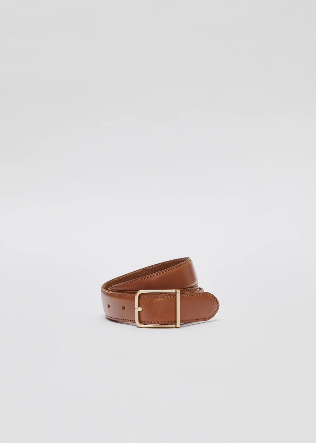 質感家金色釦環皮帶