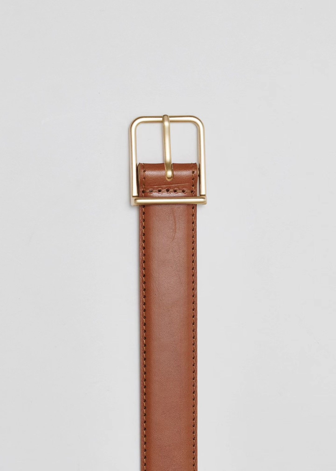 質感家金色釦環皮帶