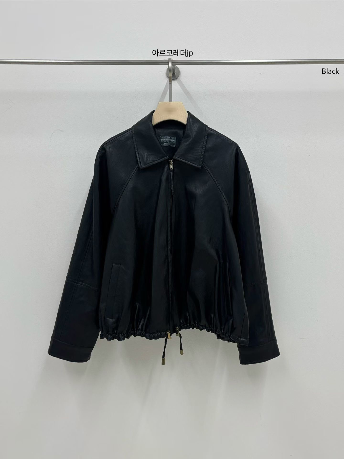 A97.小V家輕便傘狀PU皮外套