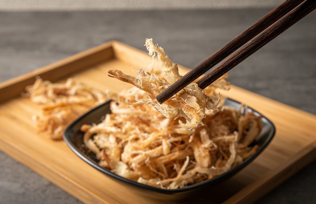 澎玉191碳烤魷魚絲130G