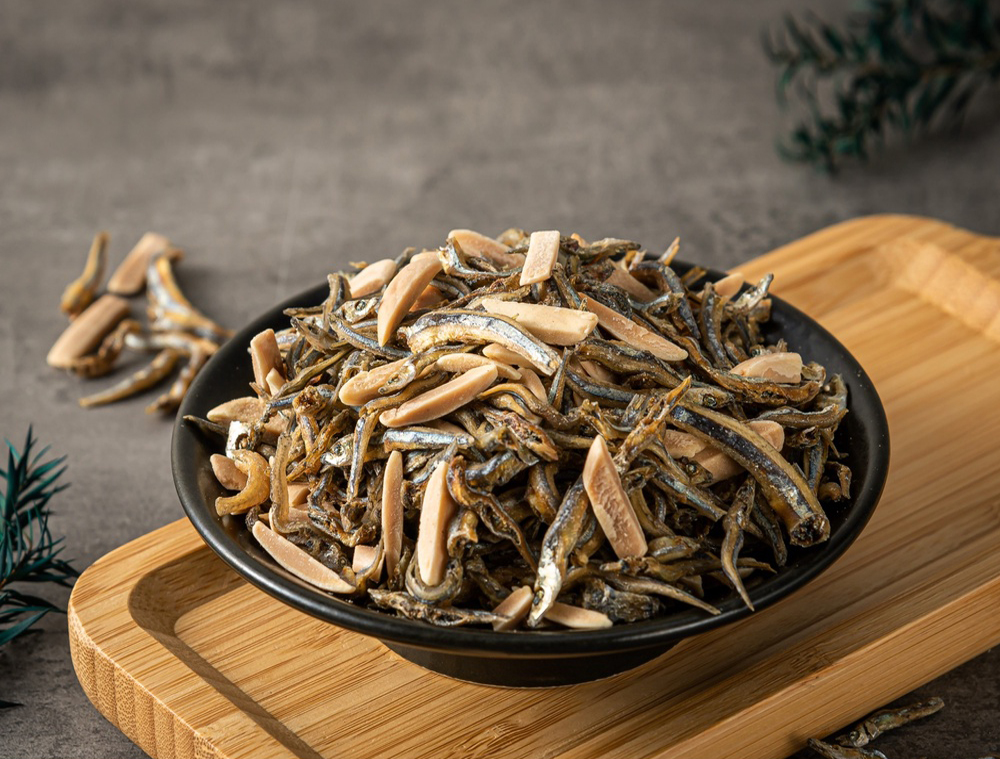 澎玉191杏仁小魚罐裝180G