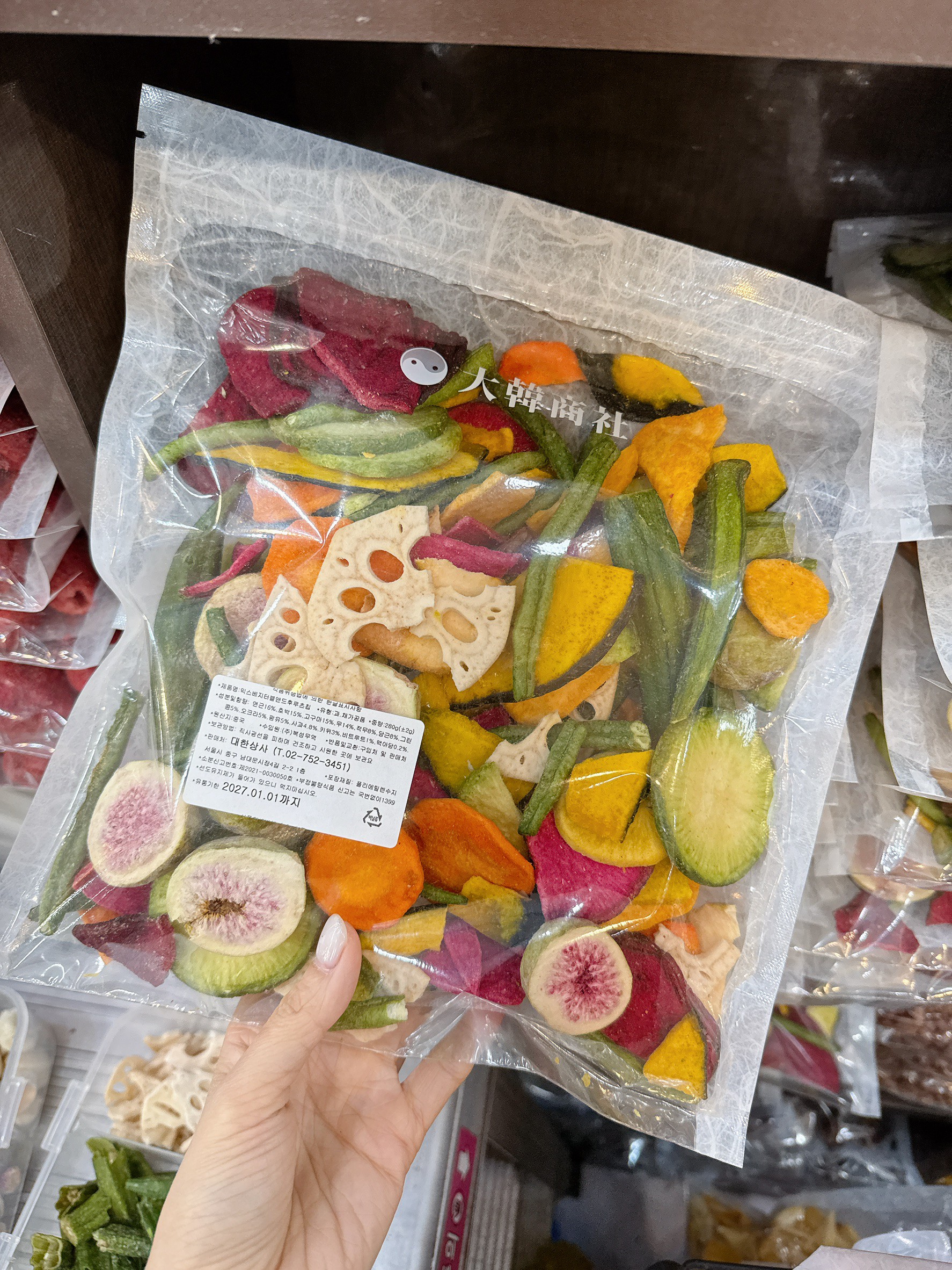 A48.韓國市場綜合蔬菜乾280G