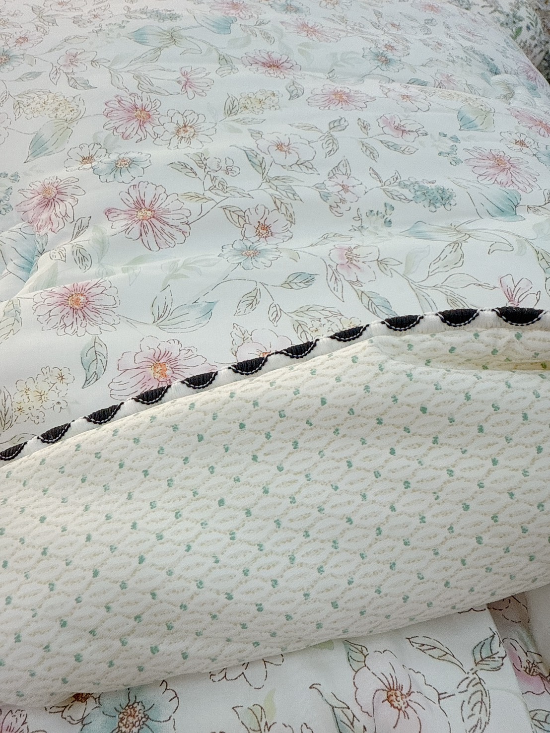 A21.溫柔彩色花卉防滑床墊(110*210)