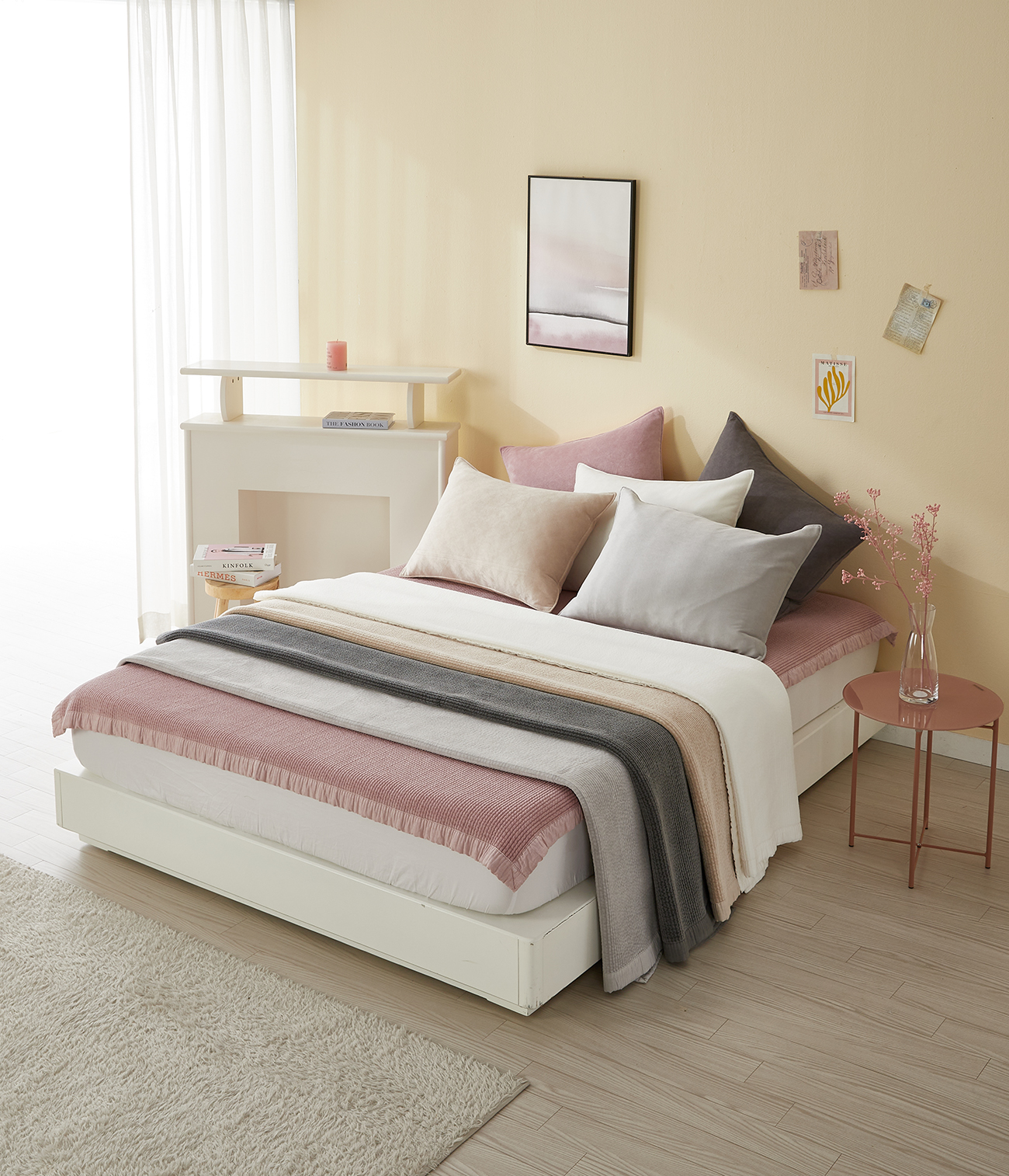 A05.素雅舒適莫代爾單絨面床墊K