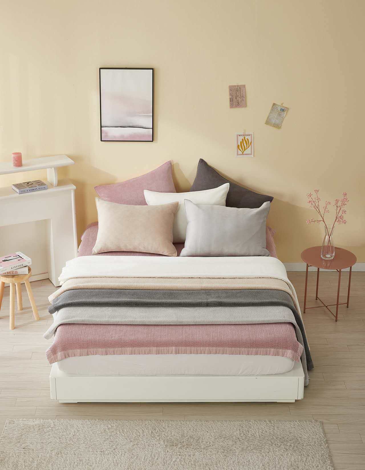 A05.素雅舒適莫代爾單絨面床墊K