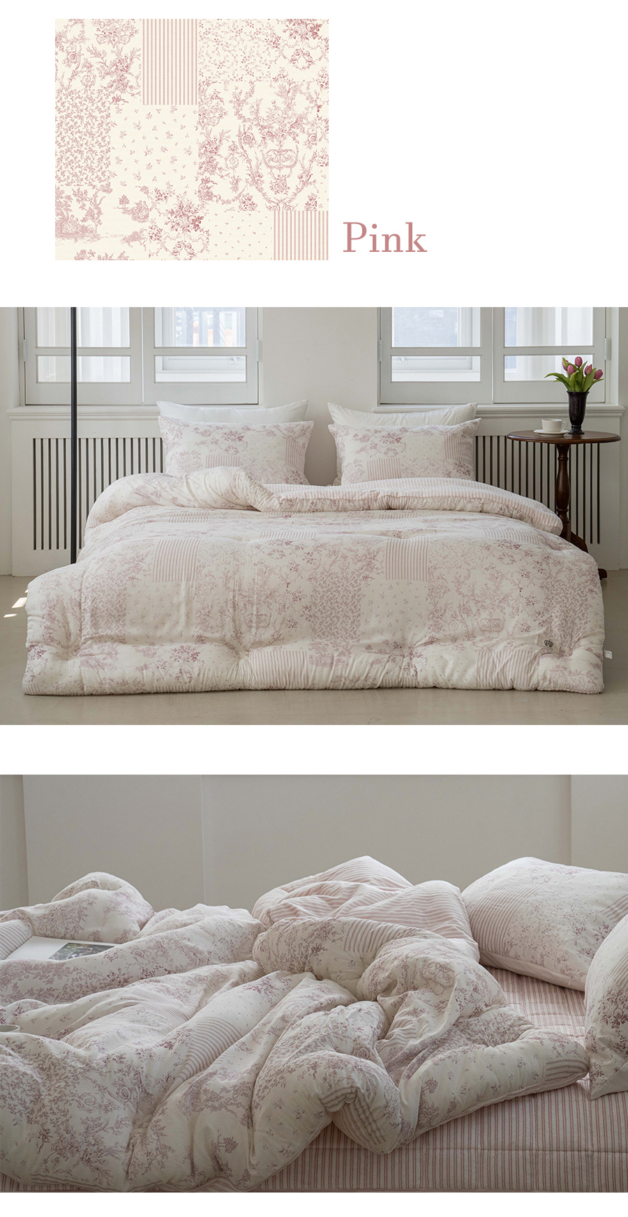 A22.古典花卉線條冬日雙人被Q