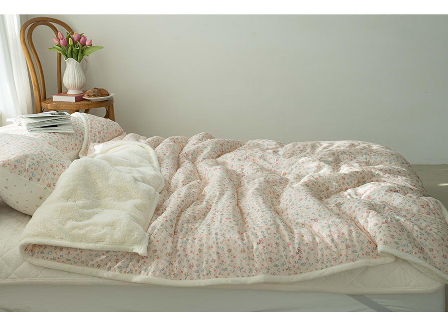 A15.森林小動物雙面絨毛單人被S