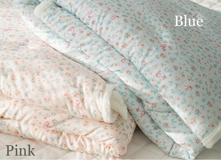 A15.森林小動物雙面絨毛單人被S