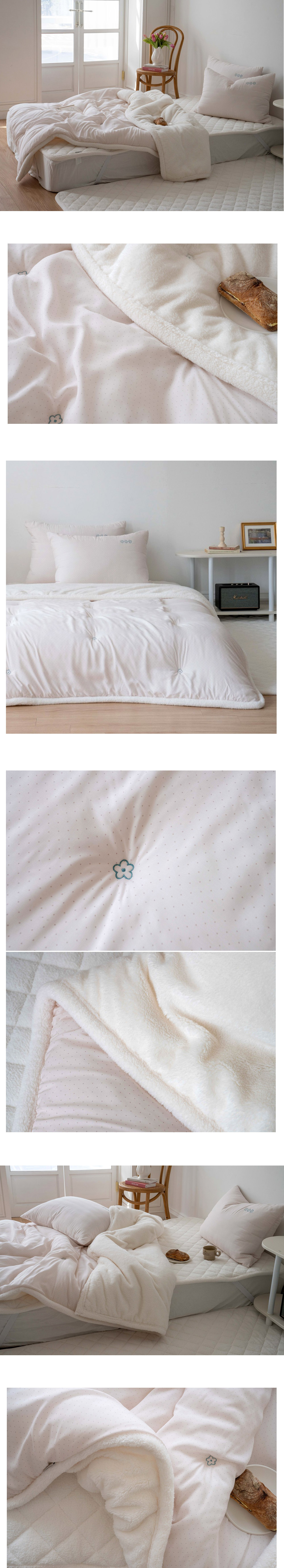 A10.溫柔點點雙面絨毛單人被S