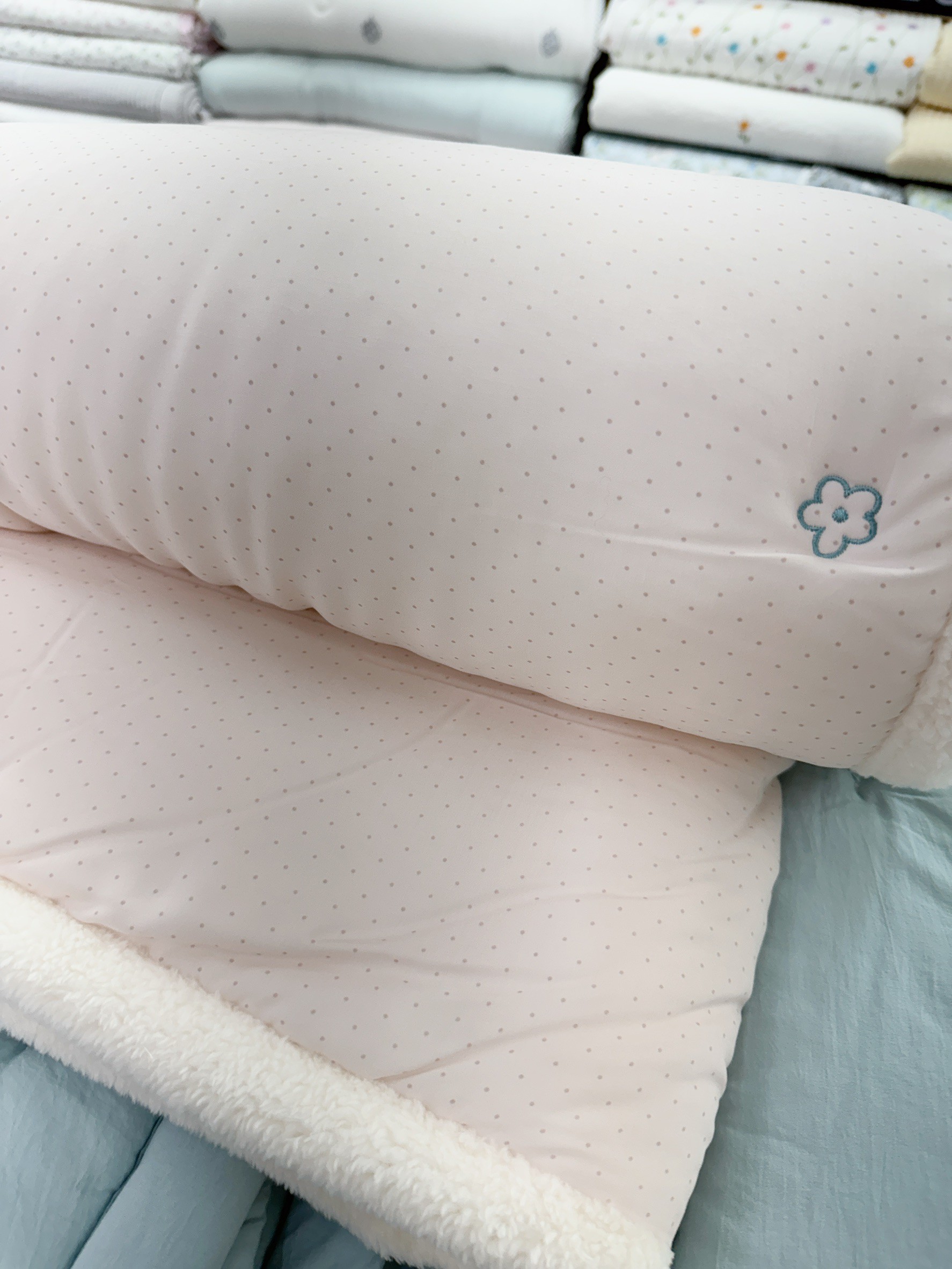 A10.溫柔點點雙面絨毛單人被S