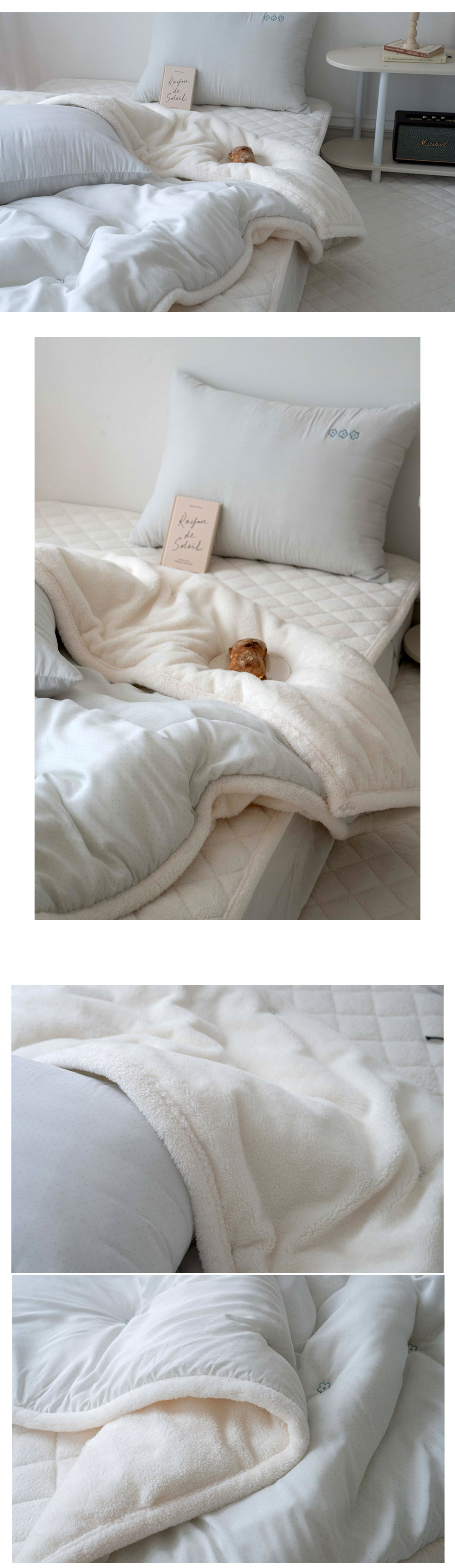 A10.溫柔點點雙面絨毛單人被S