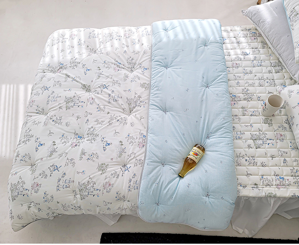 A08.歐洲童話城堡冬日膠原蛋白單人被S