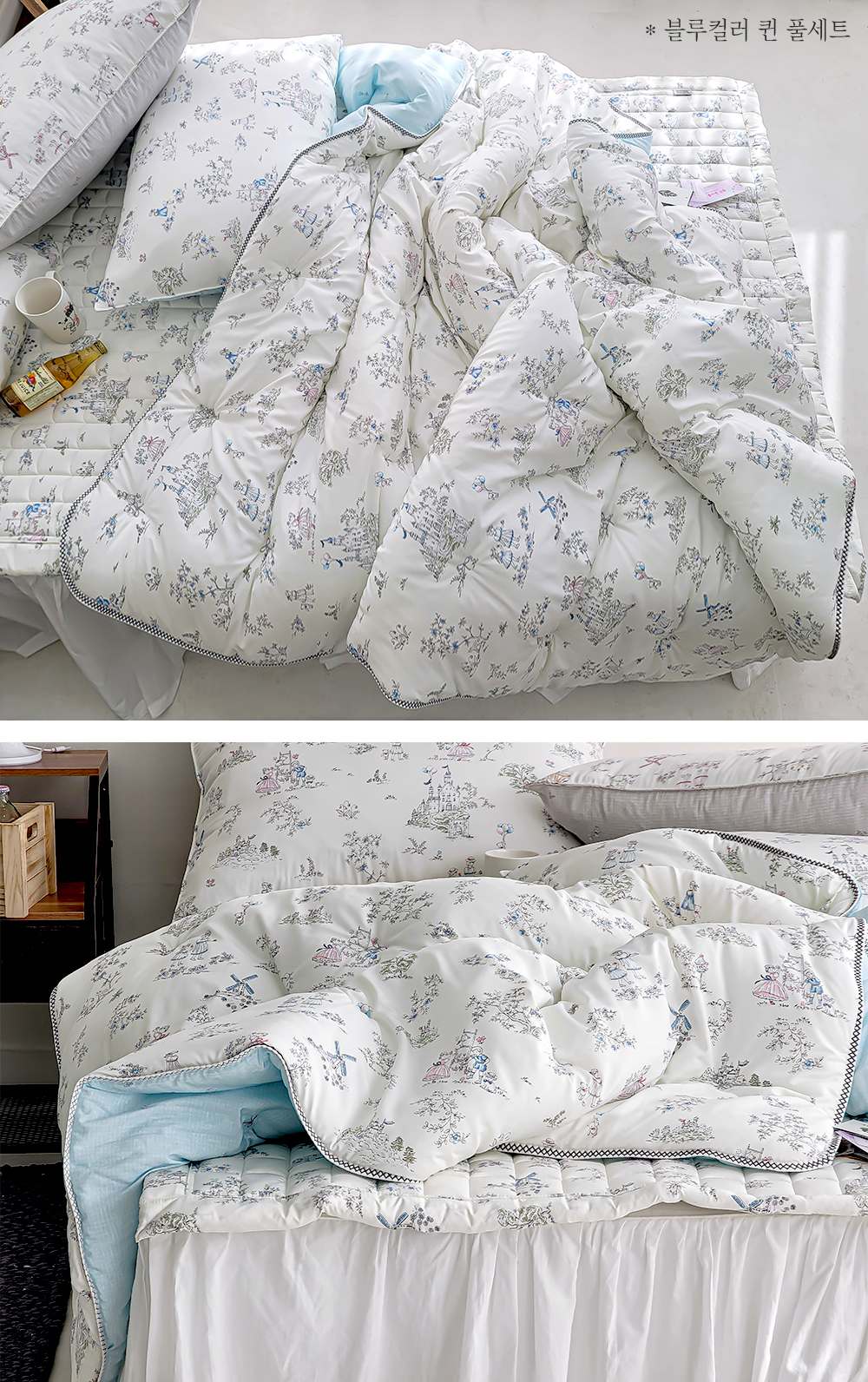 A08.歐洲童話城堡冬日膠原蛋白單人被S