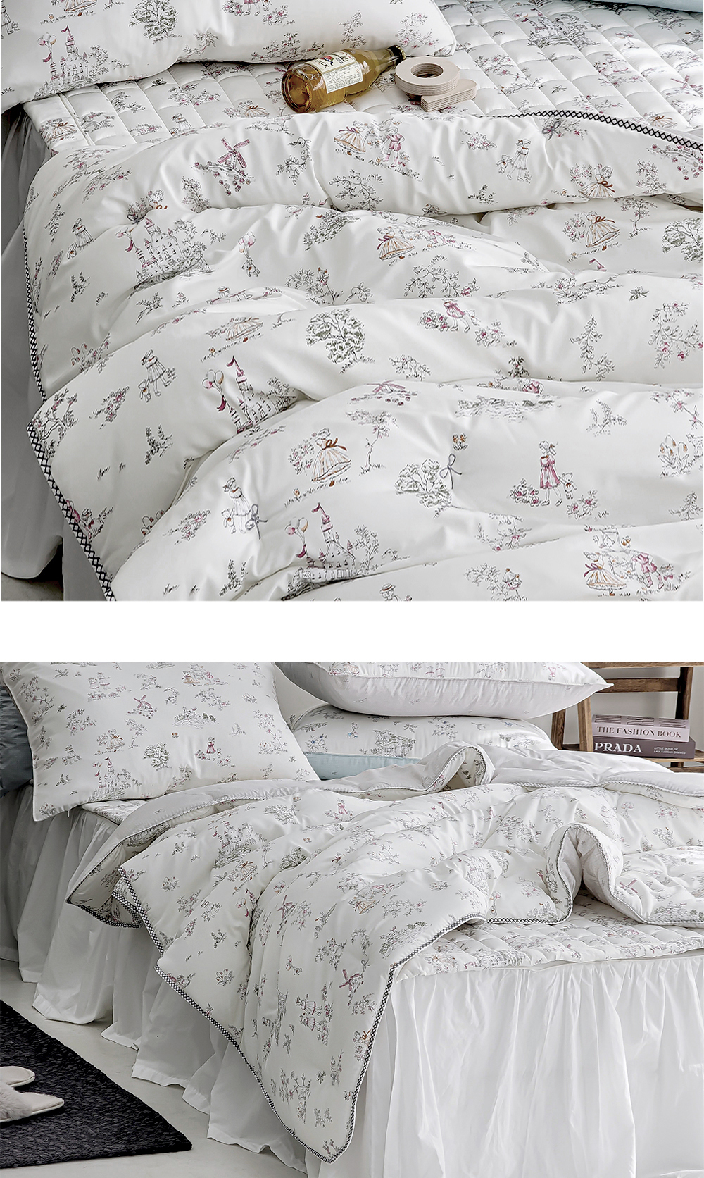 A08.歐洲童話城堡冬日膠原蛋白單人被S