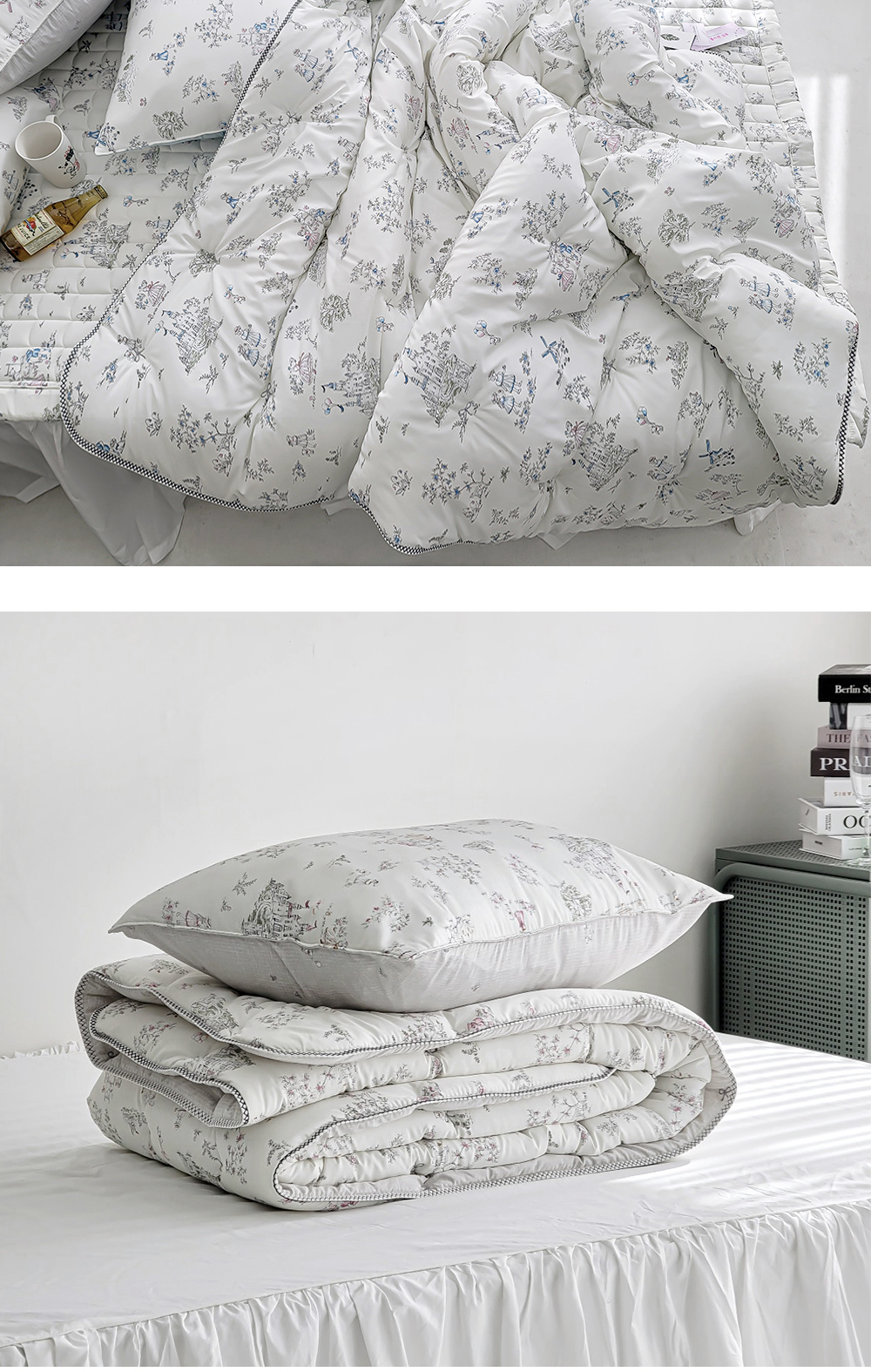 A08.歐洲童話城堡冬日膠原蛋白單人被S