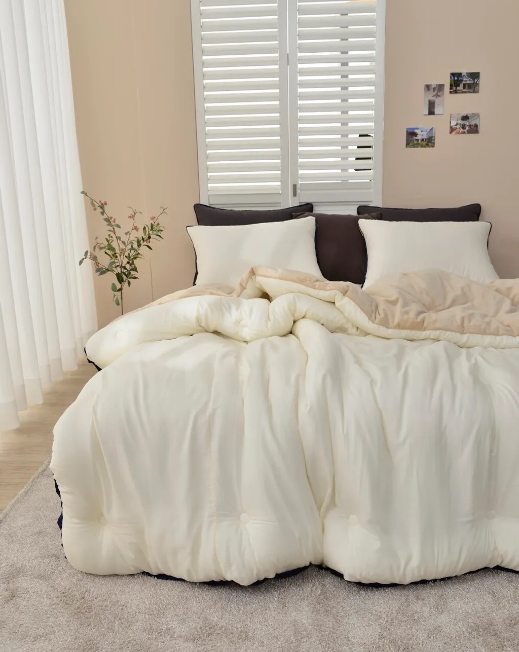 A04.莫蘭迪單面絨毛枕頭套(單入)