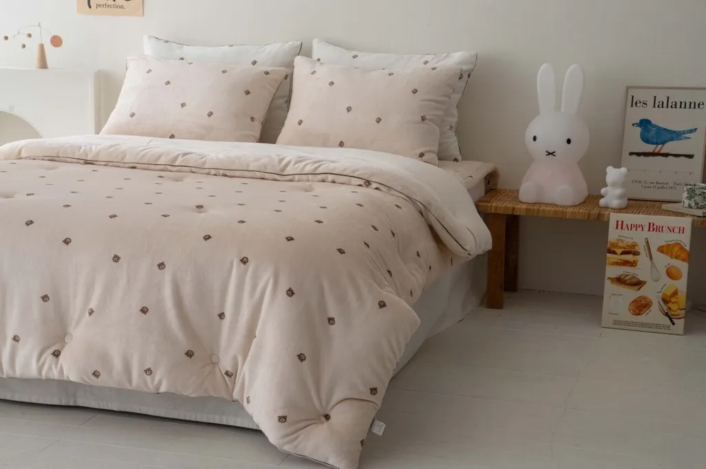 A02.可愛熊熊冬日絨毛單人被S