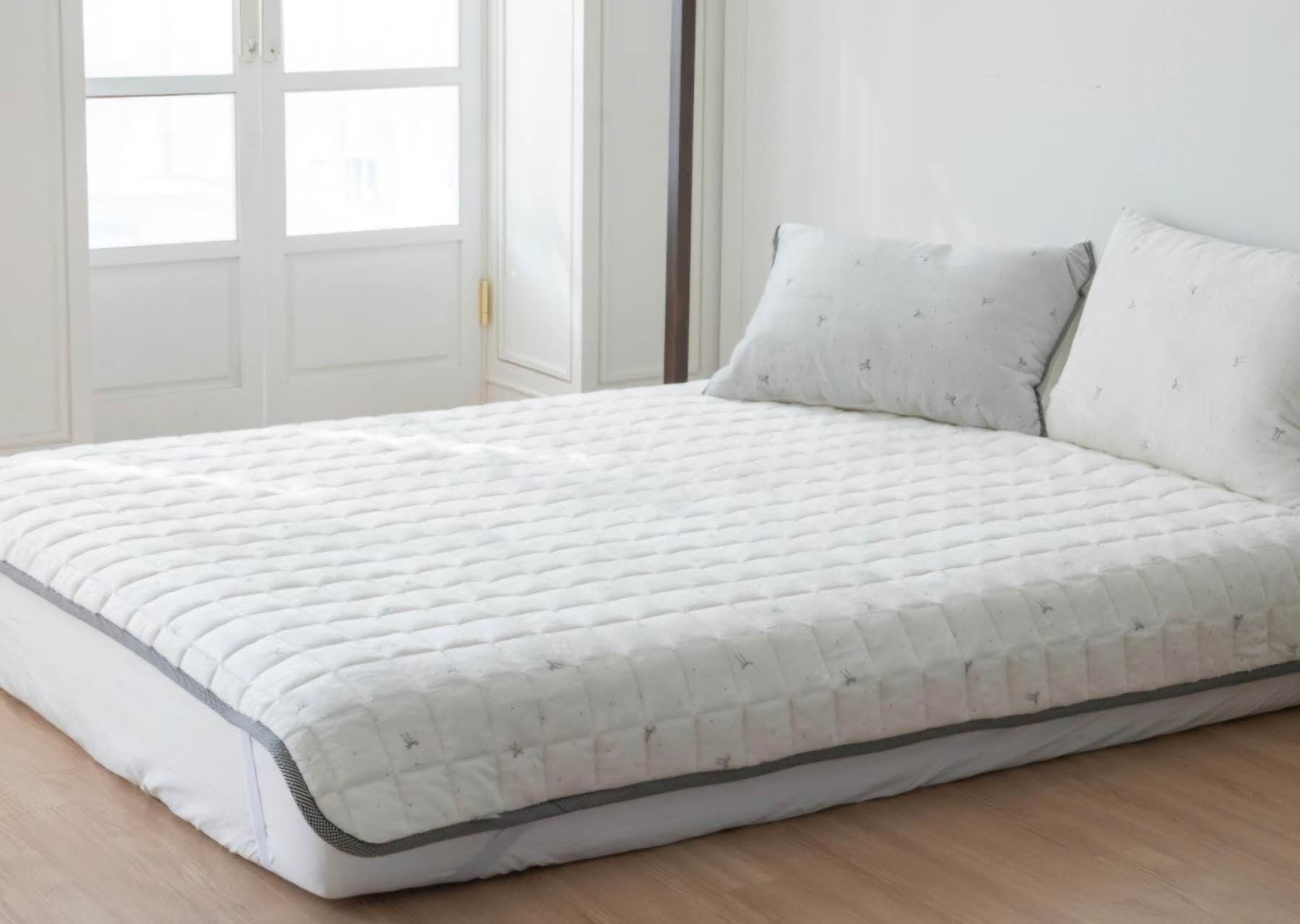 點點蝴蝶結超細纖維雙人床墊Q