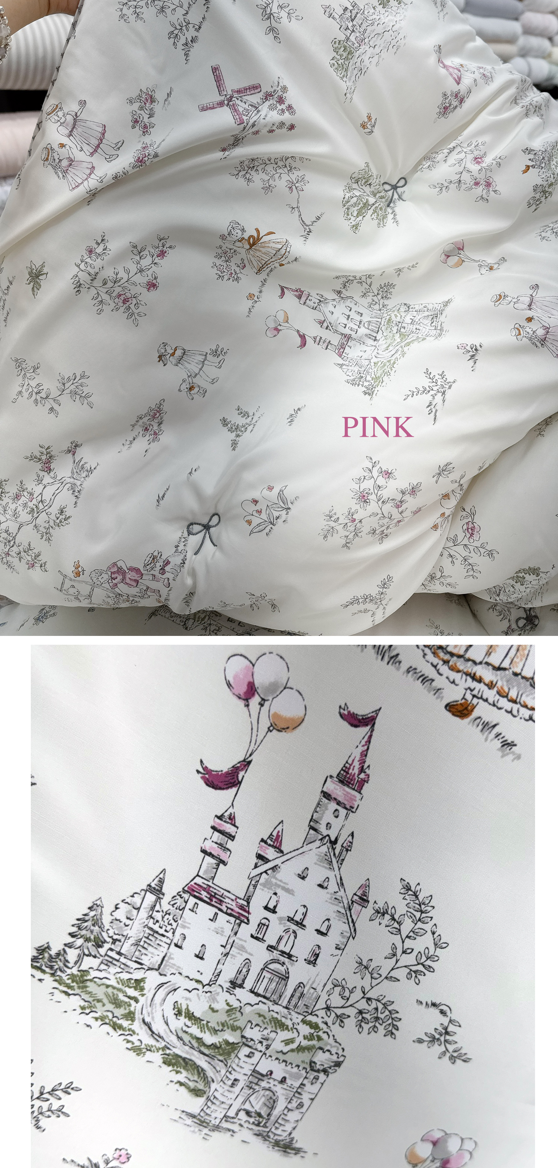 歐洲童話城堡冬日膠原蛋白雙人床墊Q