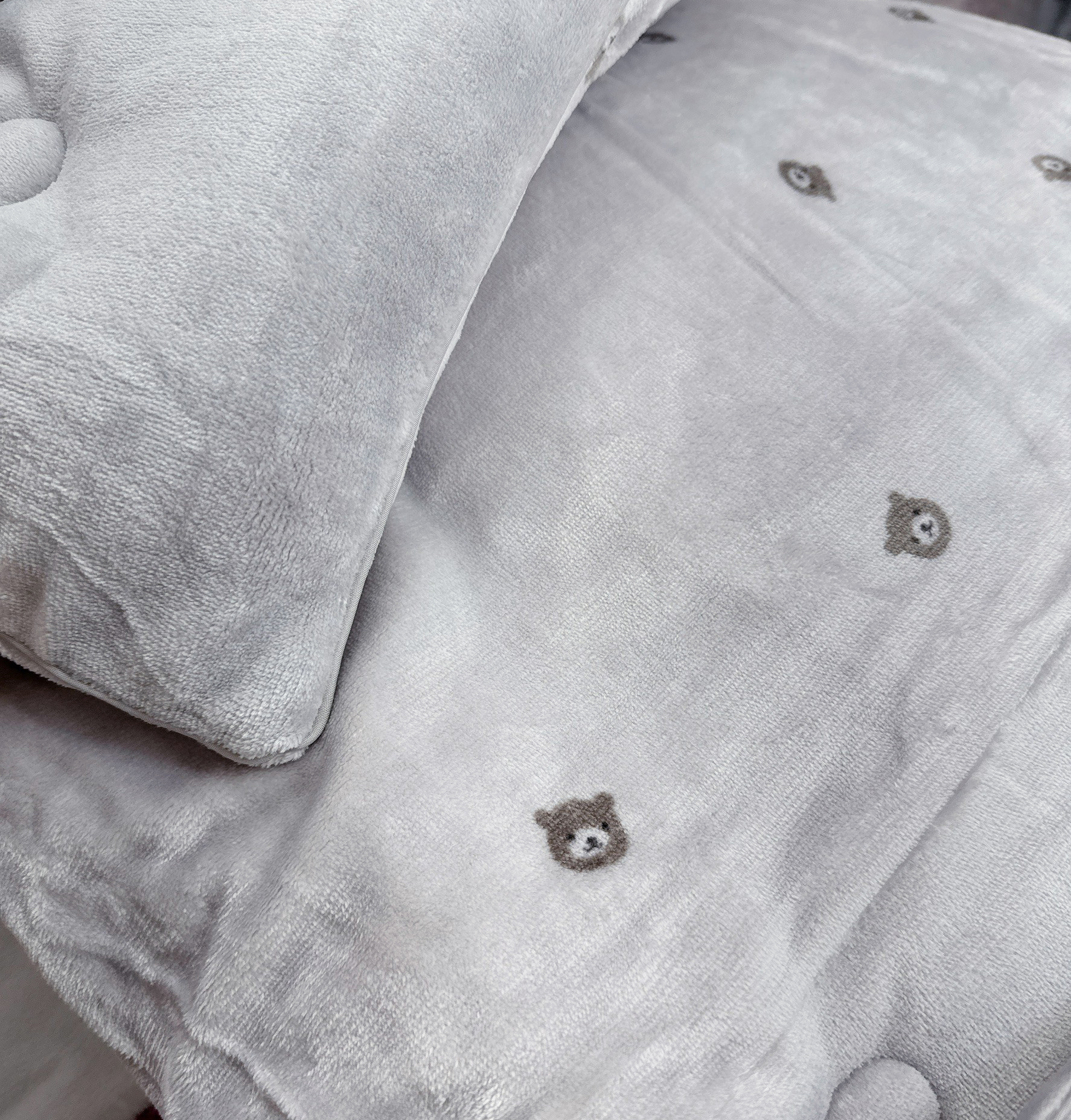 A34.可愛熊熊雙人床墊Q