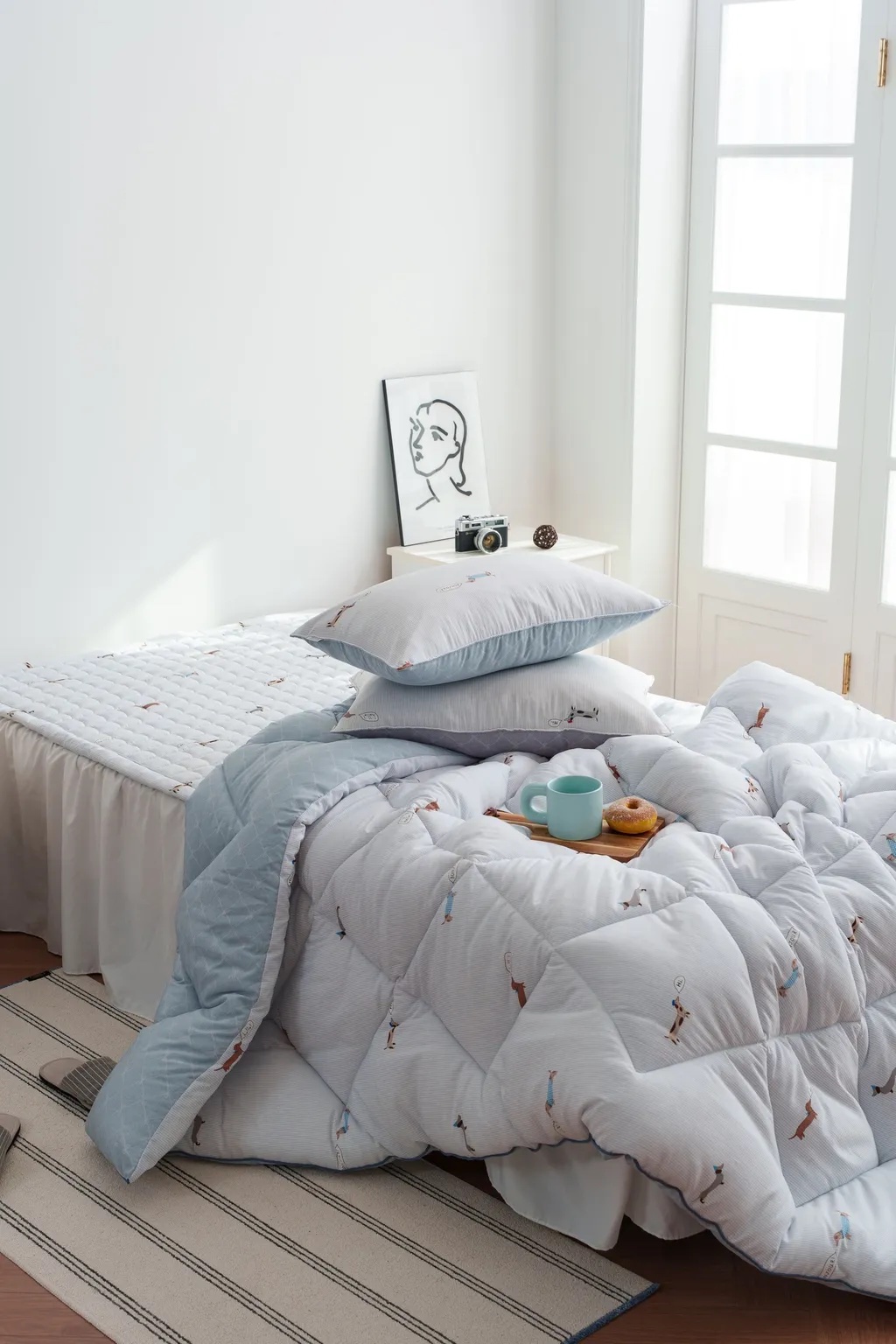 A37.俏皮臘腸狗狗莫代爾單人被S