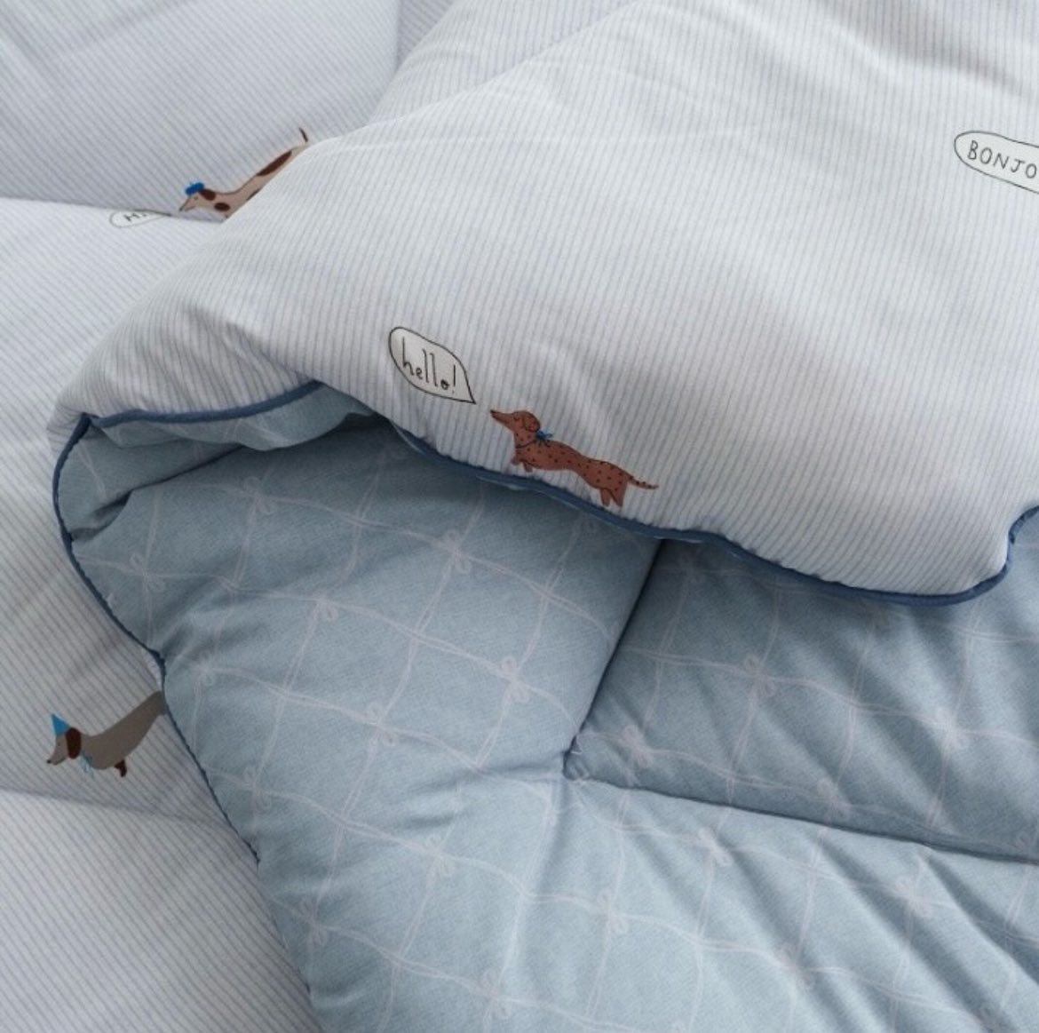 A37.俏皮臘腸狗狗莫代爾單人被S