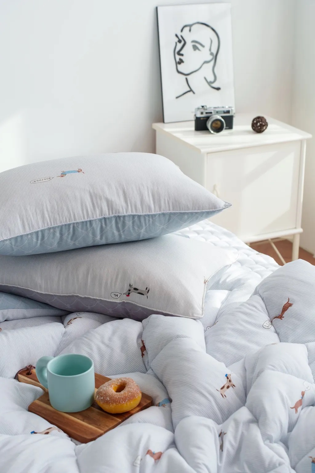 A36.俏皮臘腸狗狗莫代爾枕頭套(單入)