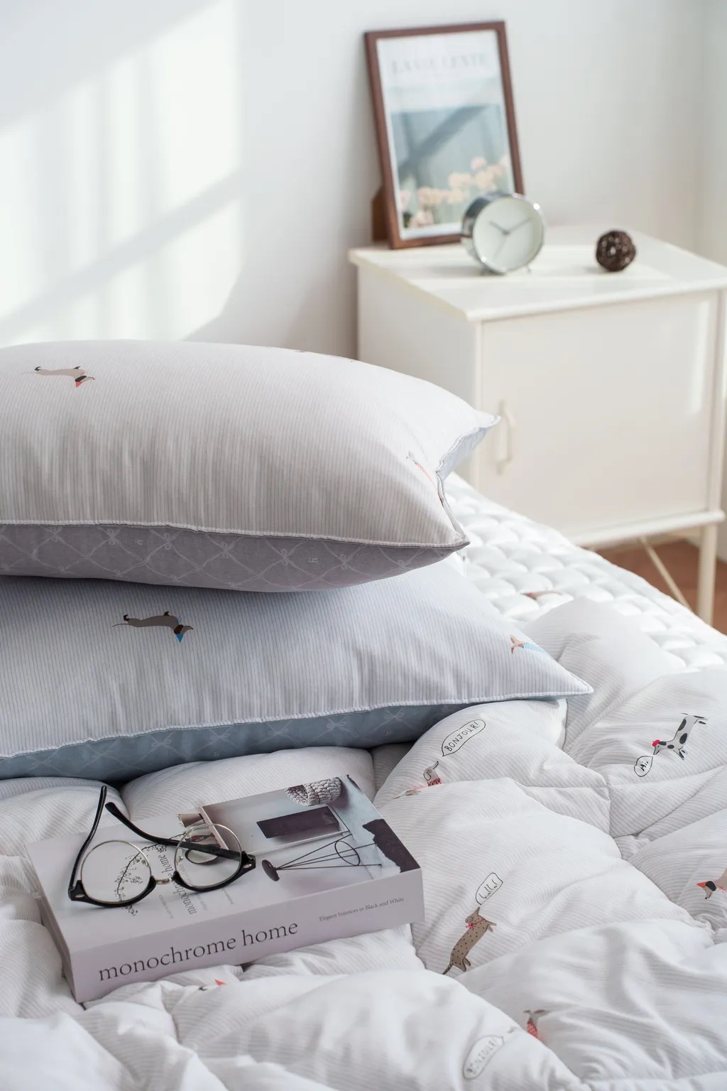 A36.俏皮臘腸狗狗莫代爾枕頭套(單入)