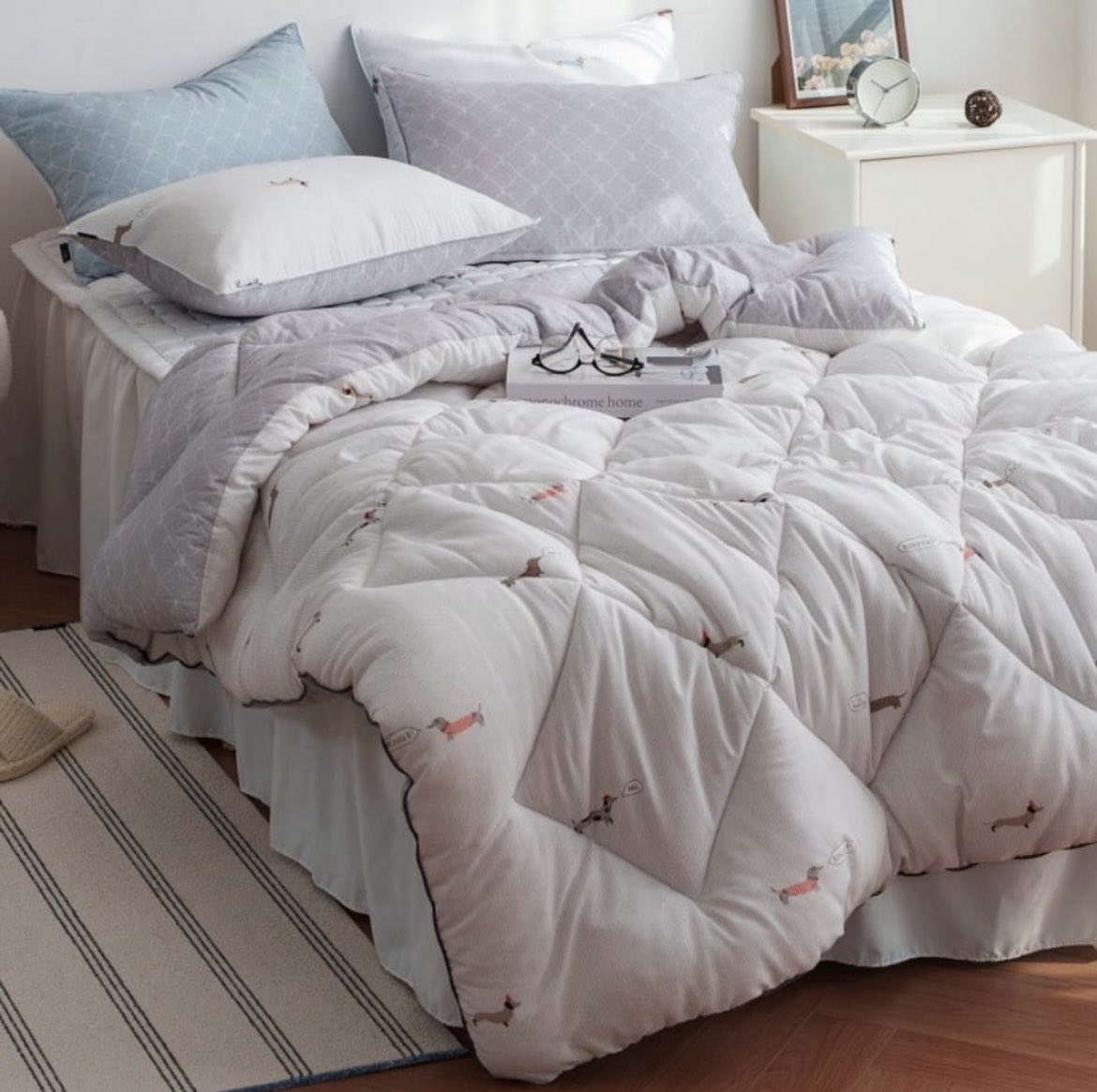 A36.俏皮臘腸狗狗莫代爾枕頭套(單入)