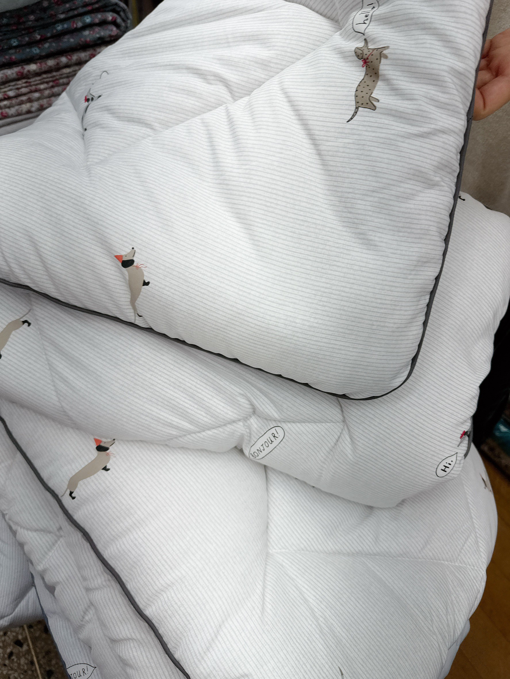 A35.俏皮臘腸狗狗莫代爾單人床墊S