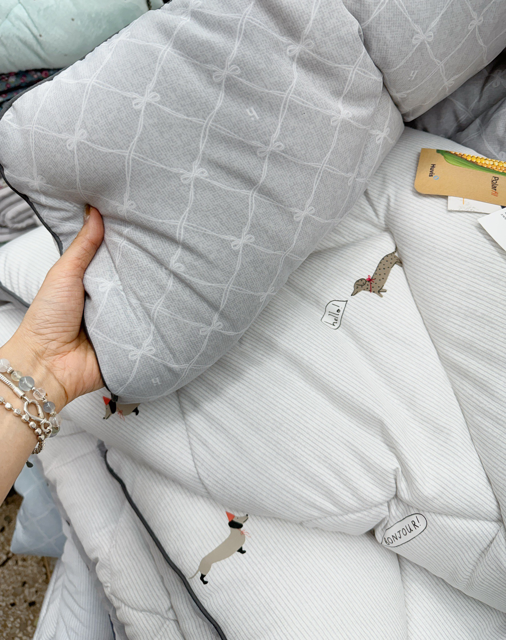 A35.俏皮臘腸狗狗莫代爾單人床墊S