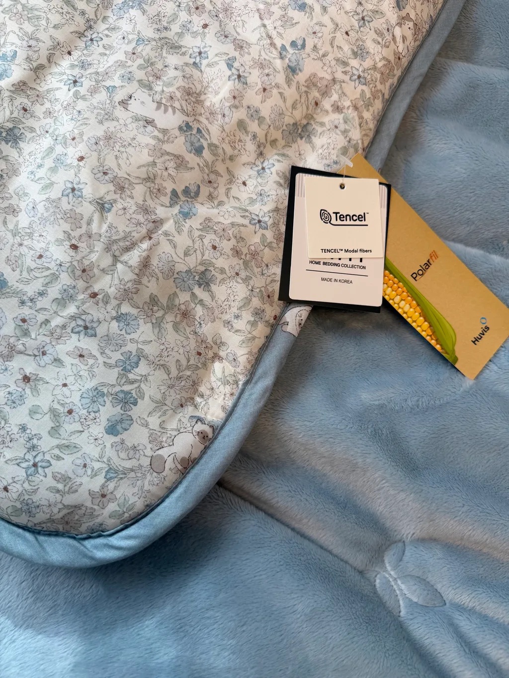 A42.貓咪花園天絲莫代爾單面絨雙人被Q