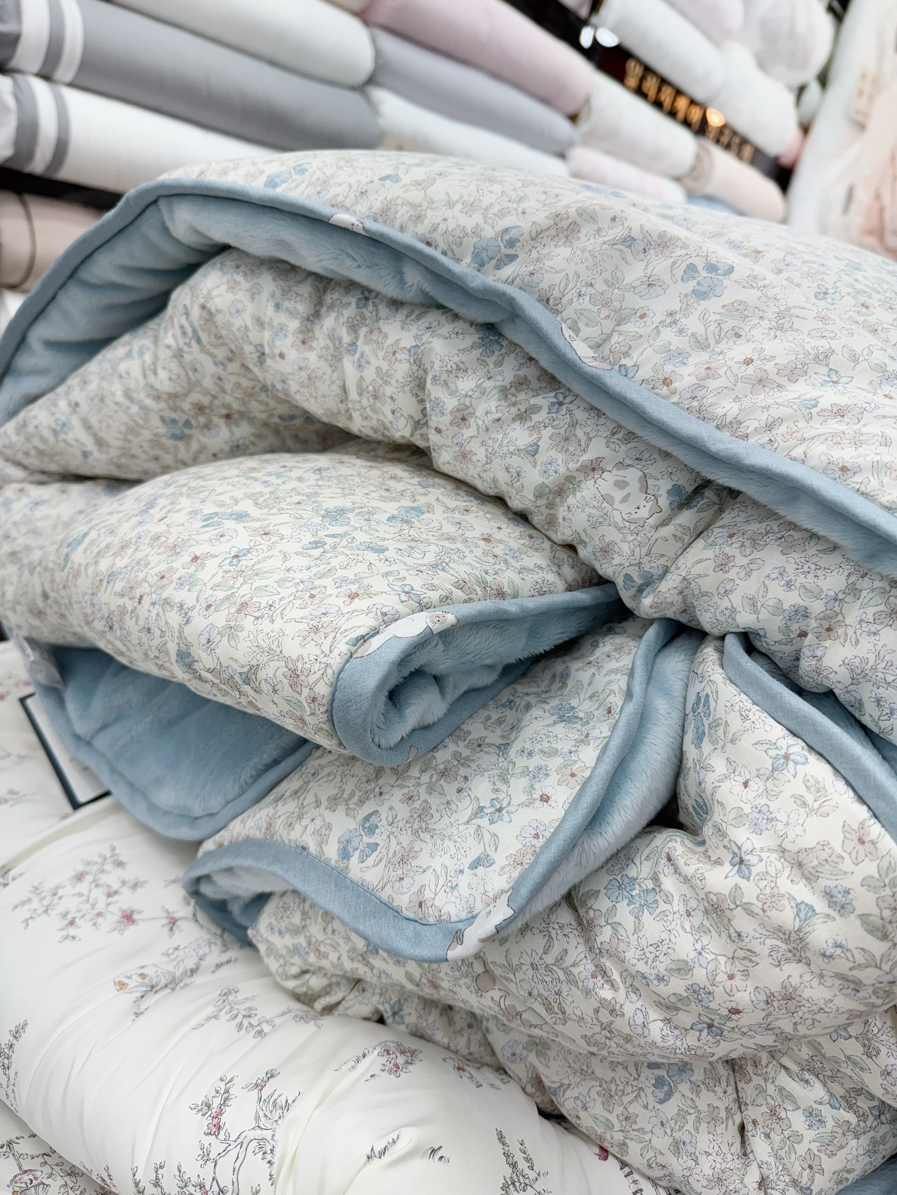 A41.貓咪花園天絲莫代爾單面絨單人被S