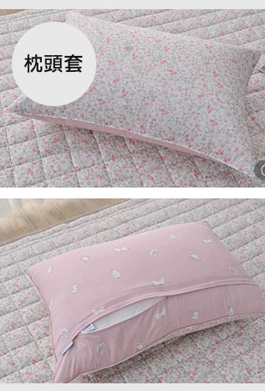 A40.貓咪花園天絲莫代爾枕頭套(單入)