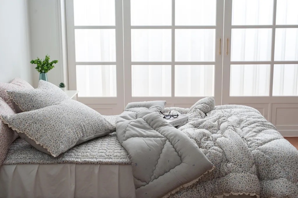 A46.田園花海蕾絲滾邊莫代爾單人被S