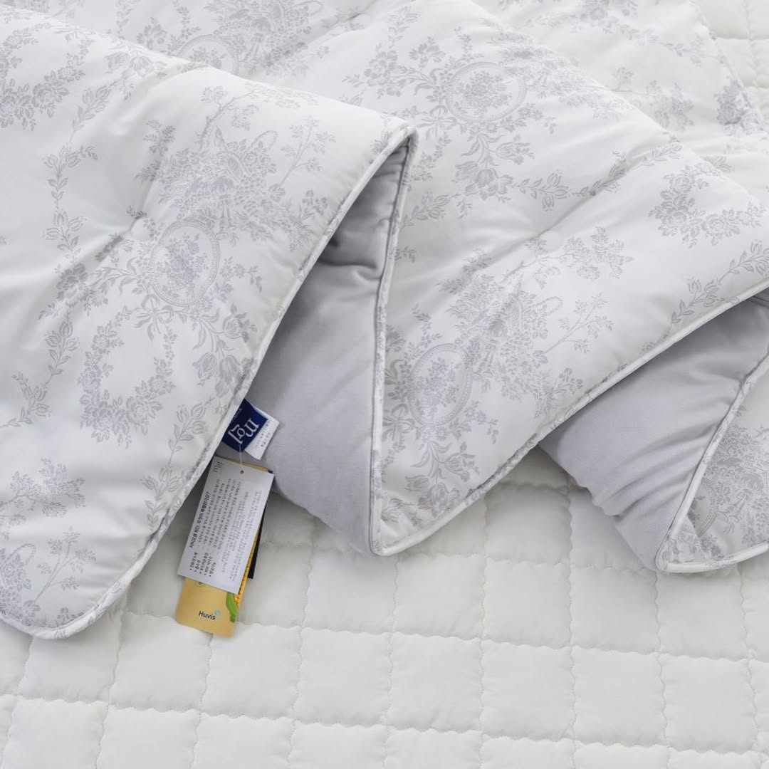 A29.古典花卉蝴蝶結雙人被Q