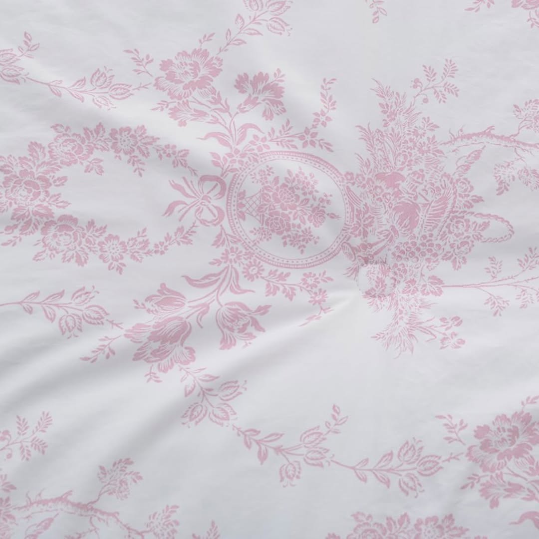 A29.古典花卉蝴蝶結雙人被Q