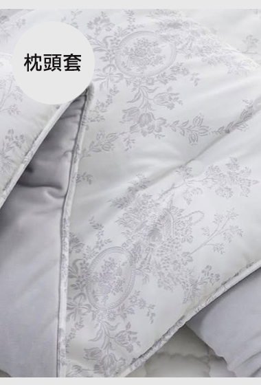 A27.古典花卉蝴蝶結枕頭套(單入)