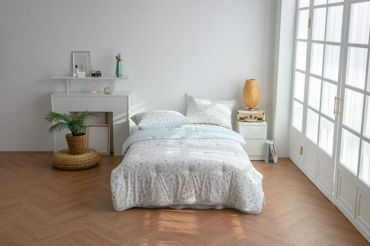 A23.溫柔小碎花膠原蛋白莫代爾雙人床墊Q