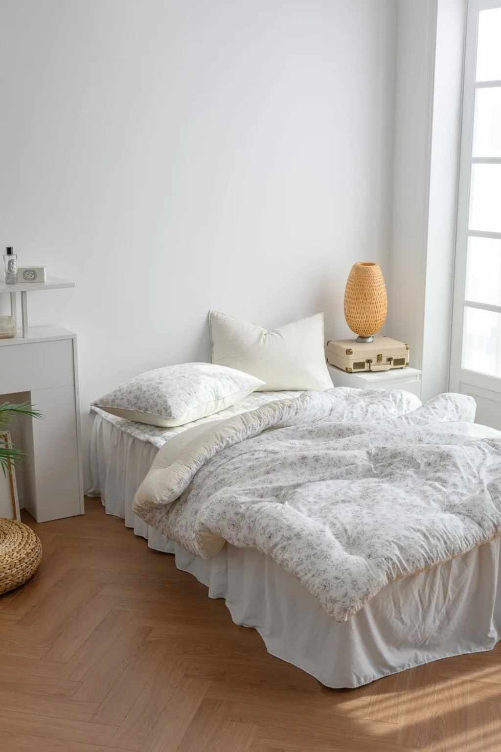 A23.溫柔小碎花膠原蛋白莫代爾雙人床墊Q