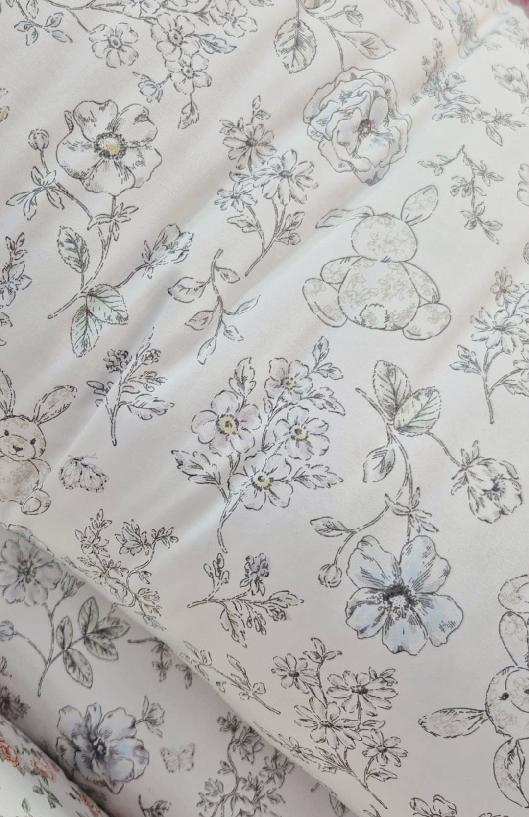 A23.溫柔小碎花膠原蛋白莫代爾雙人床墊Q