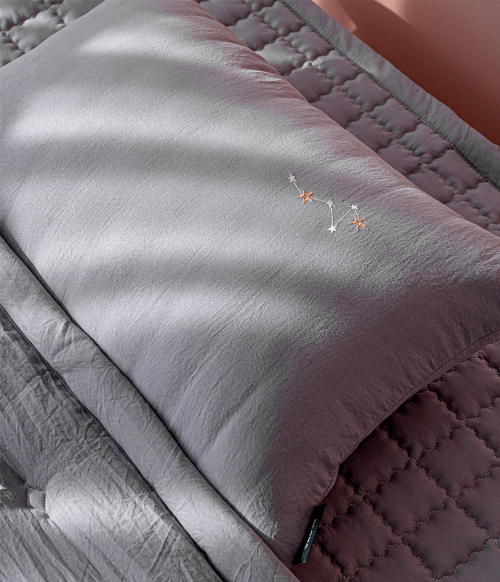 A14.繁星刺繡枕頭套(單入)