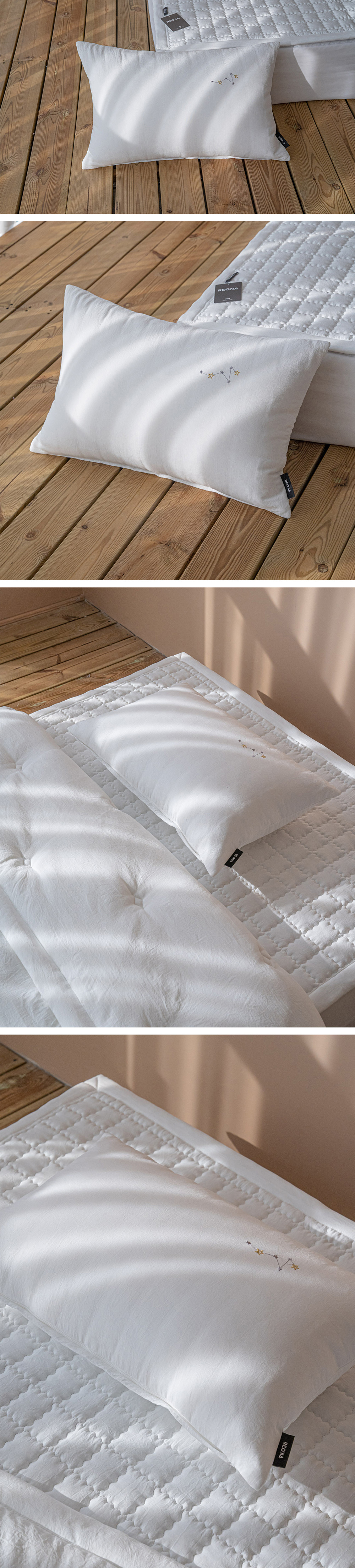 A14.繁星刺繡枕頭套(單入)