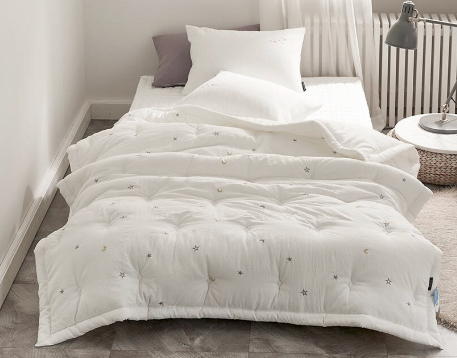 A13.素雅方格雙人床墊Q