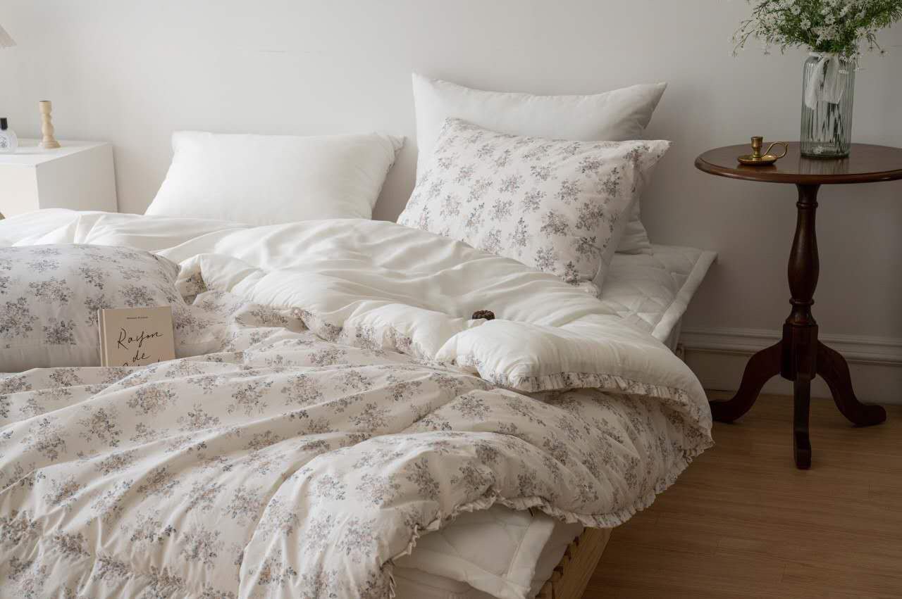 A11.玫瑰花叢莫代爾雙人被Q