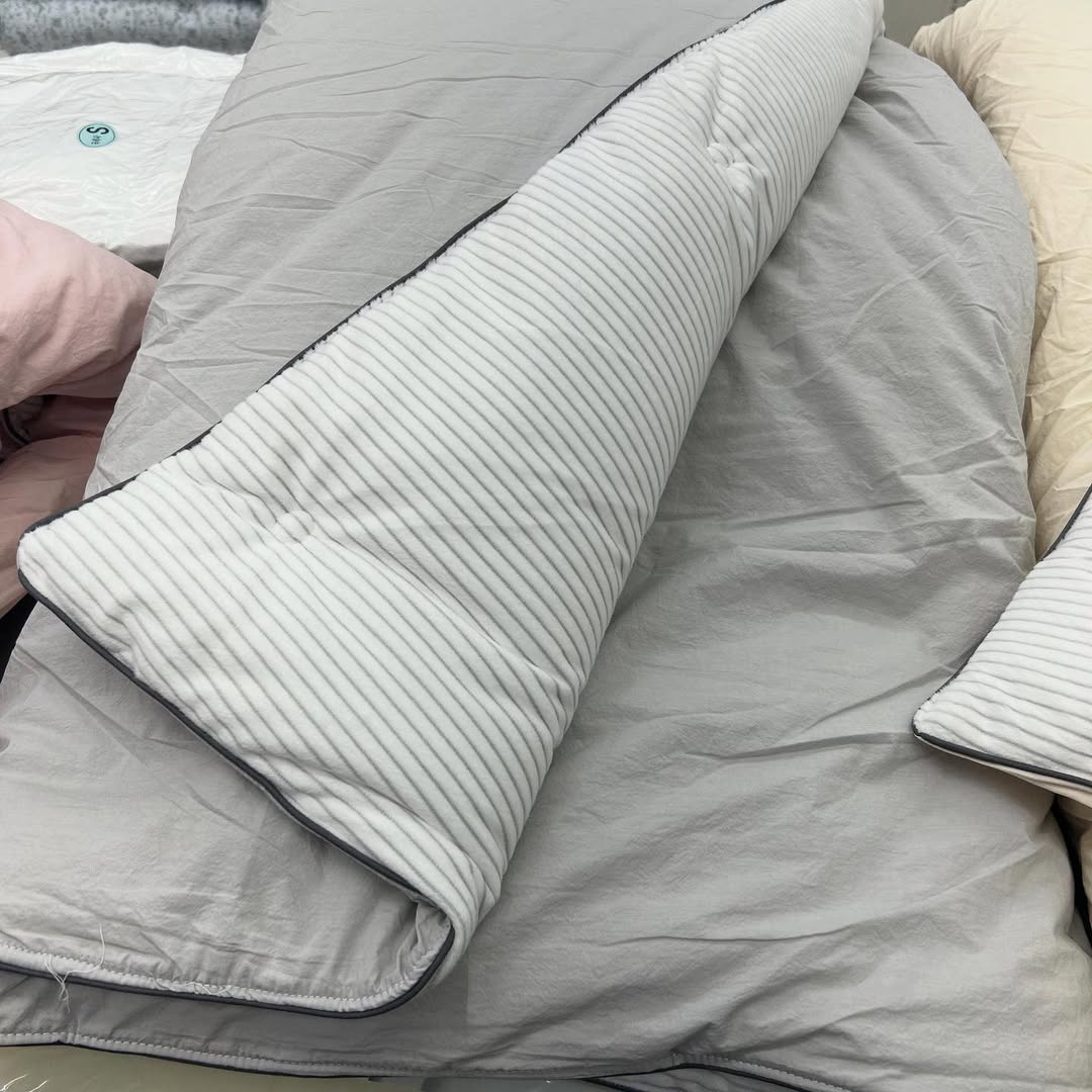 A08.糖果色水洗棉雙人被Q