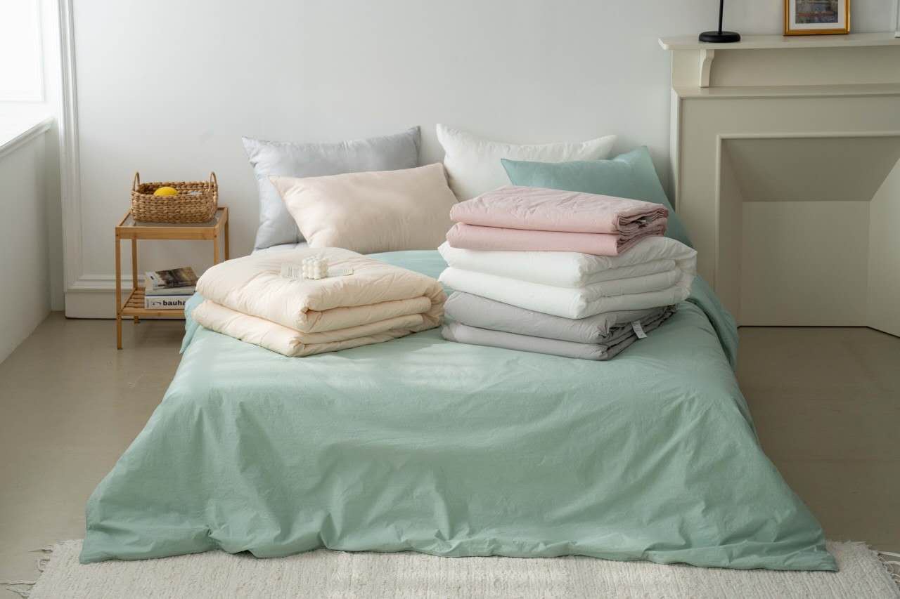 A07.糖果色水洗棉單人被S